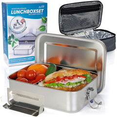 Rogi RVS Lunchbox Inclusief Koeltas