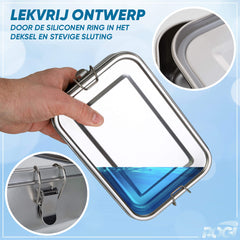 Rogi RVS Lunchbox Inclusief Koeltas