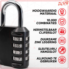 Rogi Hangslot Cijferslot