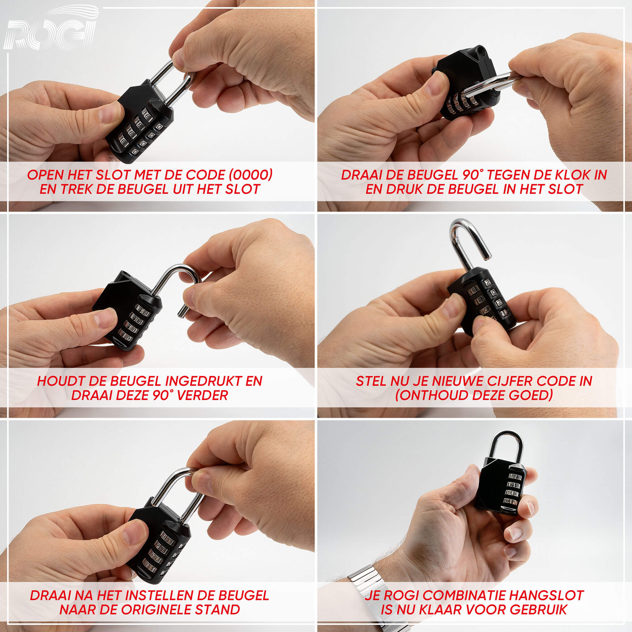 Rogi Hangslot Cijferslot