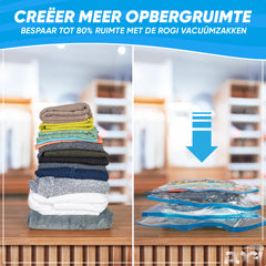 Rogi vacuumzakken met elektrische pomp